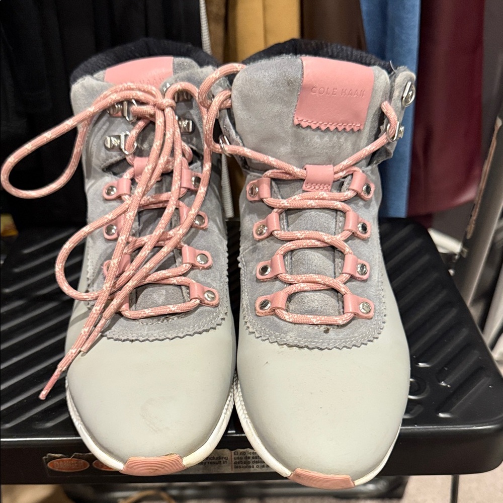 Cole Haan Waterproof Women's Athletic Shoes in Gray and Pink